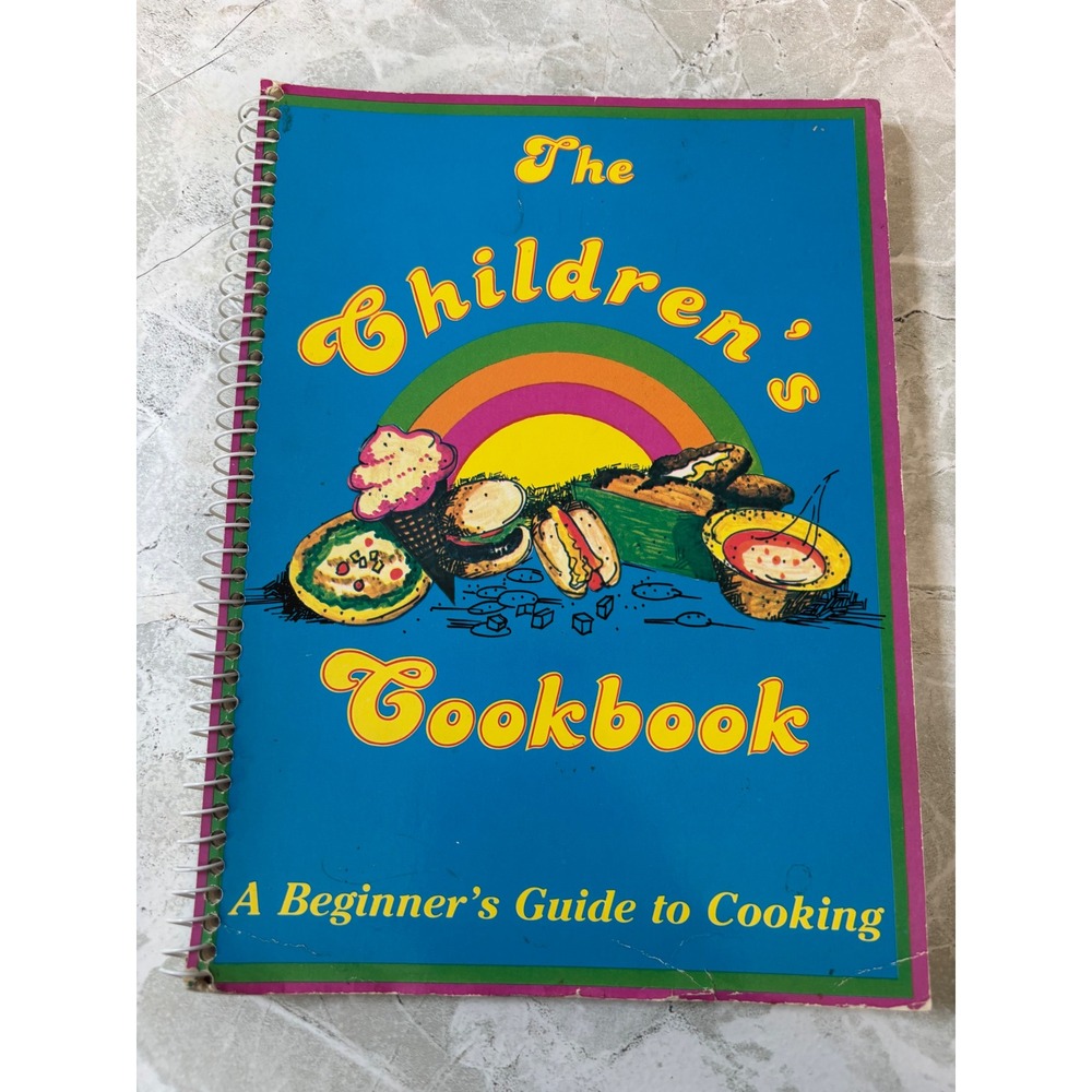Vintage Childrens Cookbook Beginner Guide to Cooking Spiral‎ Bound Favorite 1980